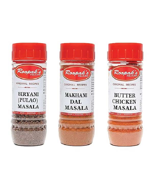 Biryani (Pulao) Masala + Makhni Dal Masala + Butter Chicken Masala