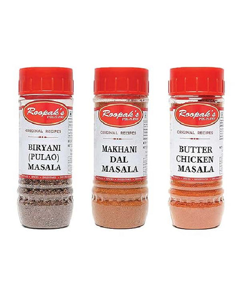 Biryani (Pulao) Masala + Makhni Dal Masala + Butter Chicken Masala