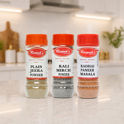 Healthy Cooking Combo(kadhai paneer + Jeera Powder+ + Black Pepper)