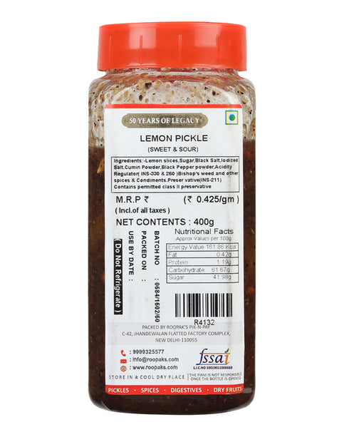 Lemon Pickle (Sweet n Sour)