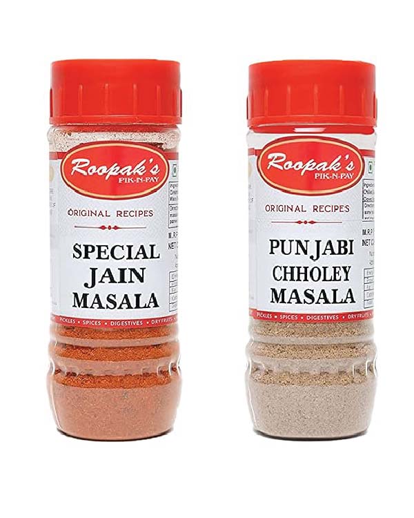 Combo Pack Of Special Jain Masala + Punjabi Choley Masala (Pack Of 2, 100gm each)