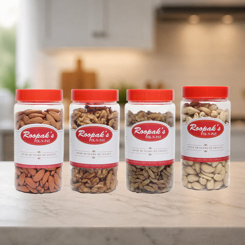 Dry Fruits Combo (Badam Giri+ Kaju + Kishmish + Walnuts)