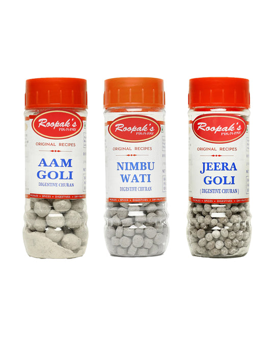 Aam Goli + Nimbu Wait + Jeera Goli