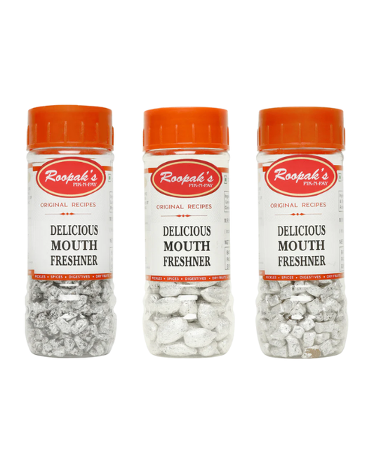 The Royal Refresh (Silver Elaichi + Silver Supari (soft/papaya) + Silver Supari dates )