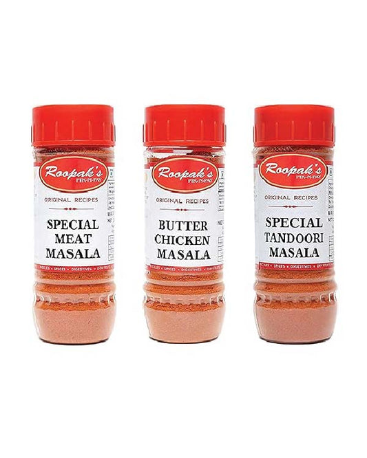 Combo Pack Of Special Meat Masala + Special Tandoori Masala + Butter Chicken Masala (Pack Of 3, 100gm each)