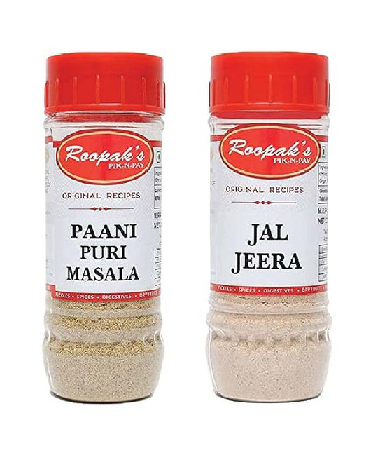 Combo Pack Of Paani Puri Masala + Jal Jeera Masala (Pack Of 2, 100gm each)