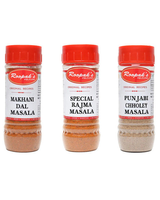 Punjab Di Shaan Combo (Dal Makhni + Rajma Masala + Punjabi Choley)