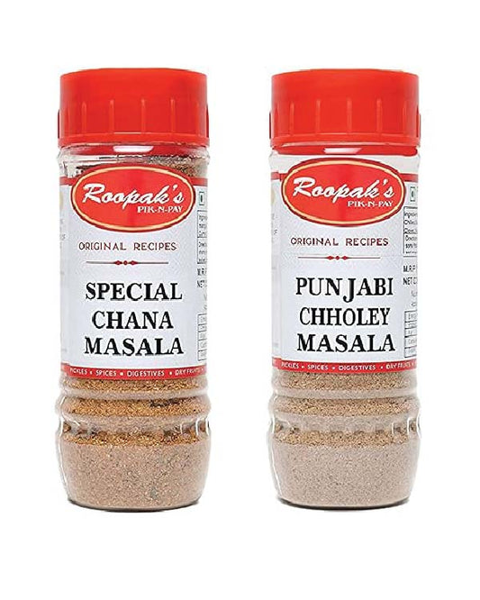 Combo Pack Of Special Chana Masala + Punjabi Choley Masala (Pack Of 2, 100gm each)